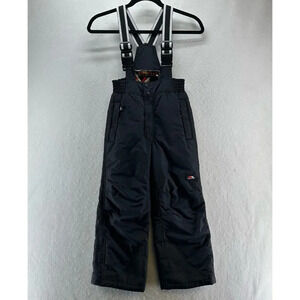 Trespass Bib Overall Pants Kids Size 5/6 Insulated Ski Snowboard Winter Black